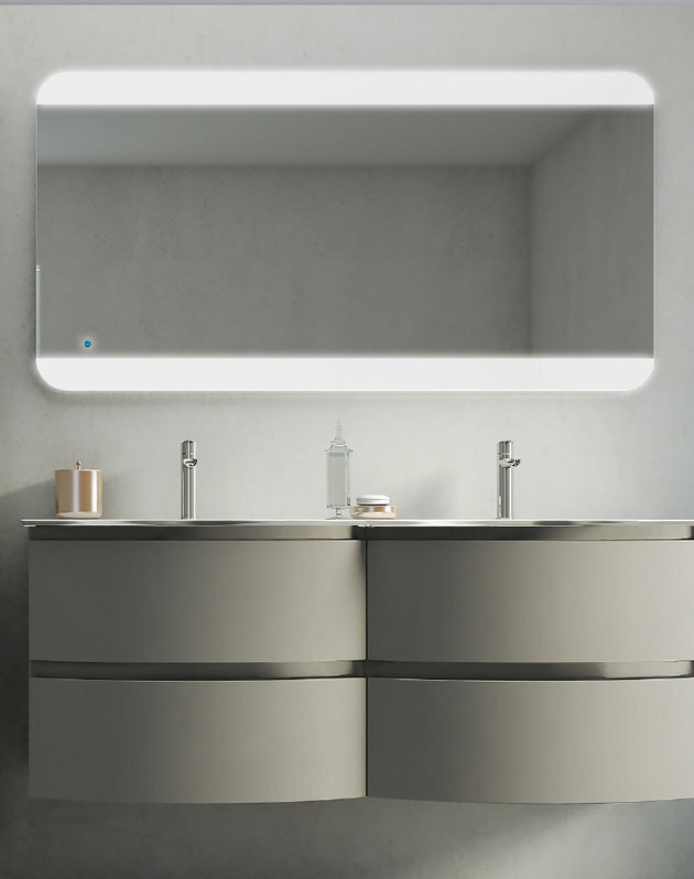 Изображение товара Зеркало Cezares 45006 136x70 см настенное с подсветкой