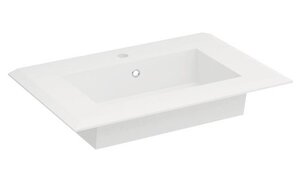 Изображение товара Раковина Cezares Bellagio 50212 прямоугольная белая угловая с переливом