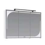 Зеркальный шкаф Clarberg Papyrus Pap.04.12/W 120 см, LED подсветка, сенсорный выключатель - фото 1