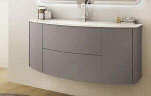 Изображение товара Тумба под раковину Cezares Eden 54407 121 см подвесная, цвет grigio talpa opaco