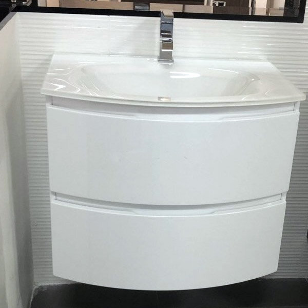 Изображение товара Тумба под раковину Cezares Vague 44220 белая 69 см