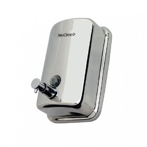 Изображение товара Диспенсер для жидкого мыла Neoclima DM-1000 наливной, нержавеющая сталь, объем 1000 мл