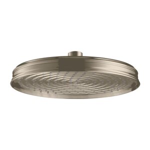 Изображение товара Верхний душ Axor Carlton 28474820, 24,5x24,5 см,1 режим струи, без держателя, шлифованный никель