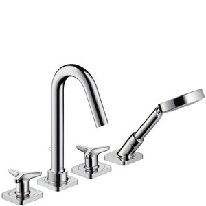 Изображение товара Смеситель для ванны и душа Axor Citterio M, 34446000, с душевым гарнитуром, хром Изображение товара Смеситель для ванны и душа Axor Citterio M, 34446000, с душевым гарнитуром, хром