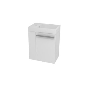 Изображение товара Тумба c раковиной Kolpa-san Kiki 529120/529130, 40 см, подвесная, левая/правая, цвет белый
