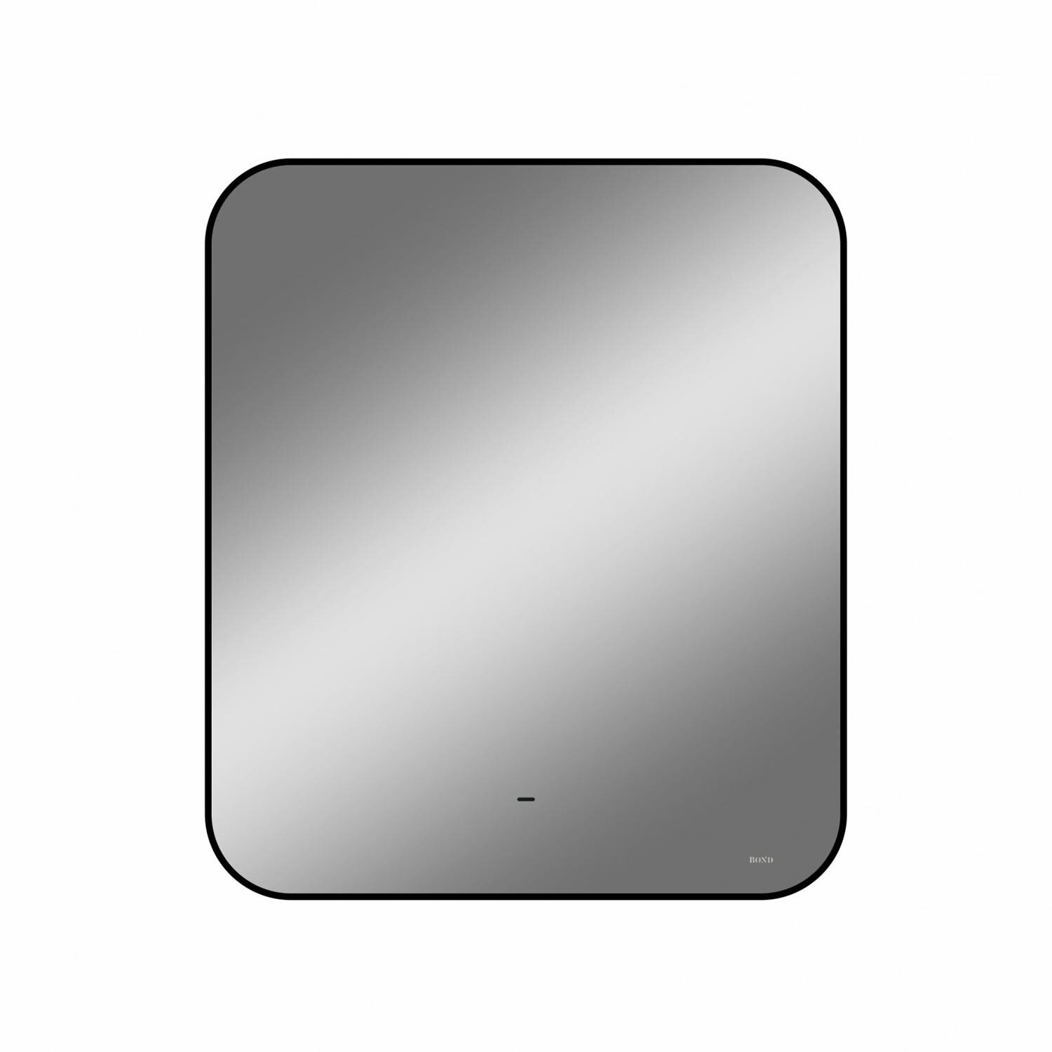 Изображение товара Зеркало с LED подсветкой BOND Лофт M35ZE-6080 черное 60x80 см