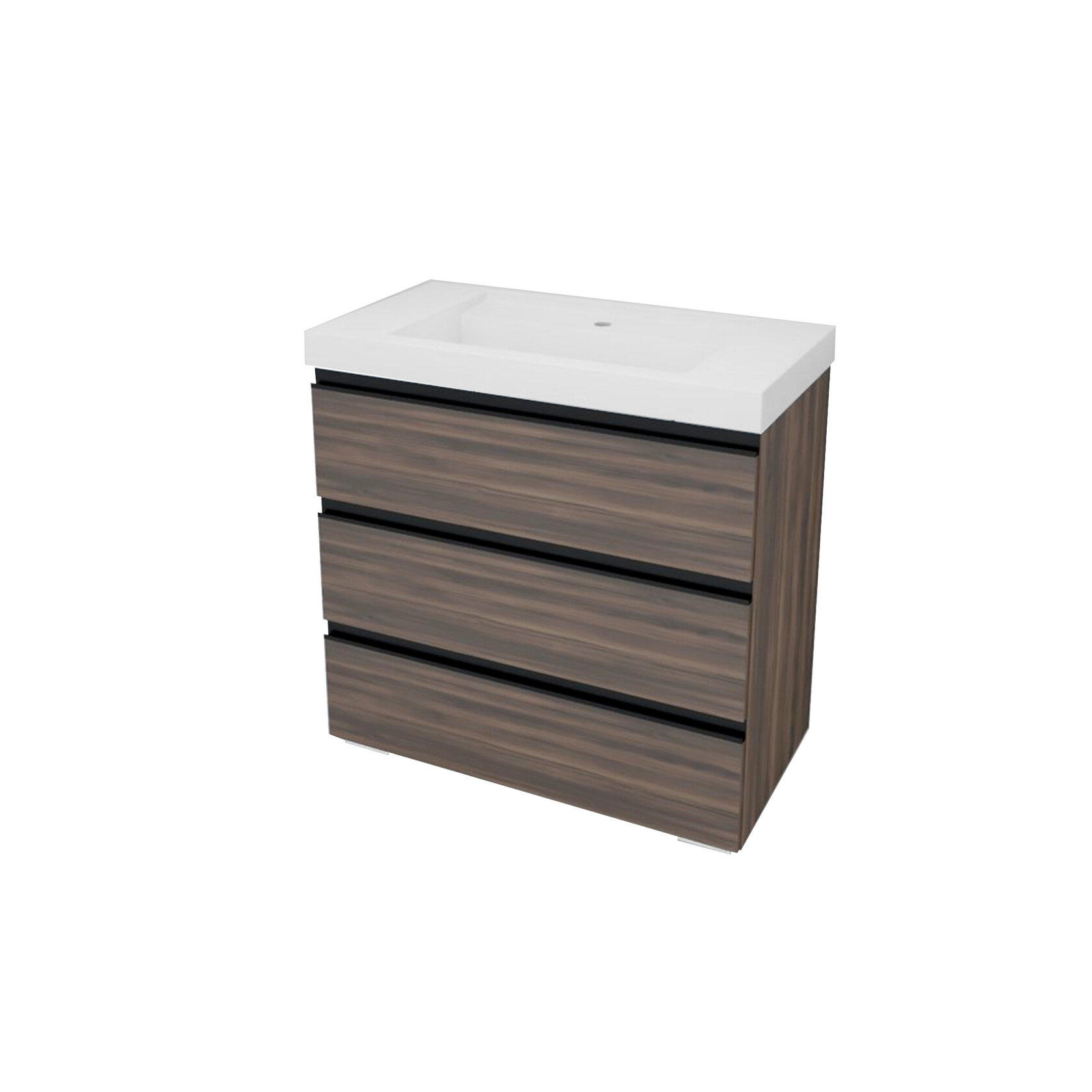 Изображение товара Тумба с раковиной Kolpa-San Harmony 585400 90 см подвесная цвет dark oak Изображение товара Тумба с раковиной Kolpa-San Harmony 585400 90 см подвесная цвет dark oak