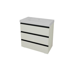 Изображение товара Тумба с раковиной Kolpa-San Harmony 585380, 90 см, подвесная, цвет light grey