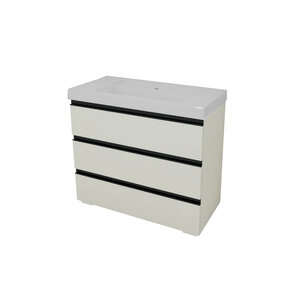 Изображение товара Тумба с раковиной Kolpa-San Harmony 585410, 100 см, подвесная, цвет light grey