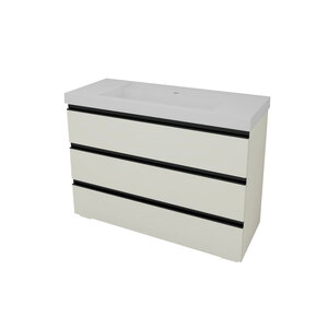 Изображение товара Тумба с раковиной Kolpa-San Harmony 585440, 120 см, подвесная, цвет light grey