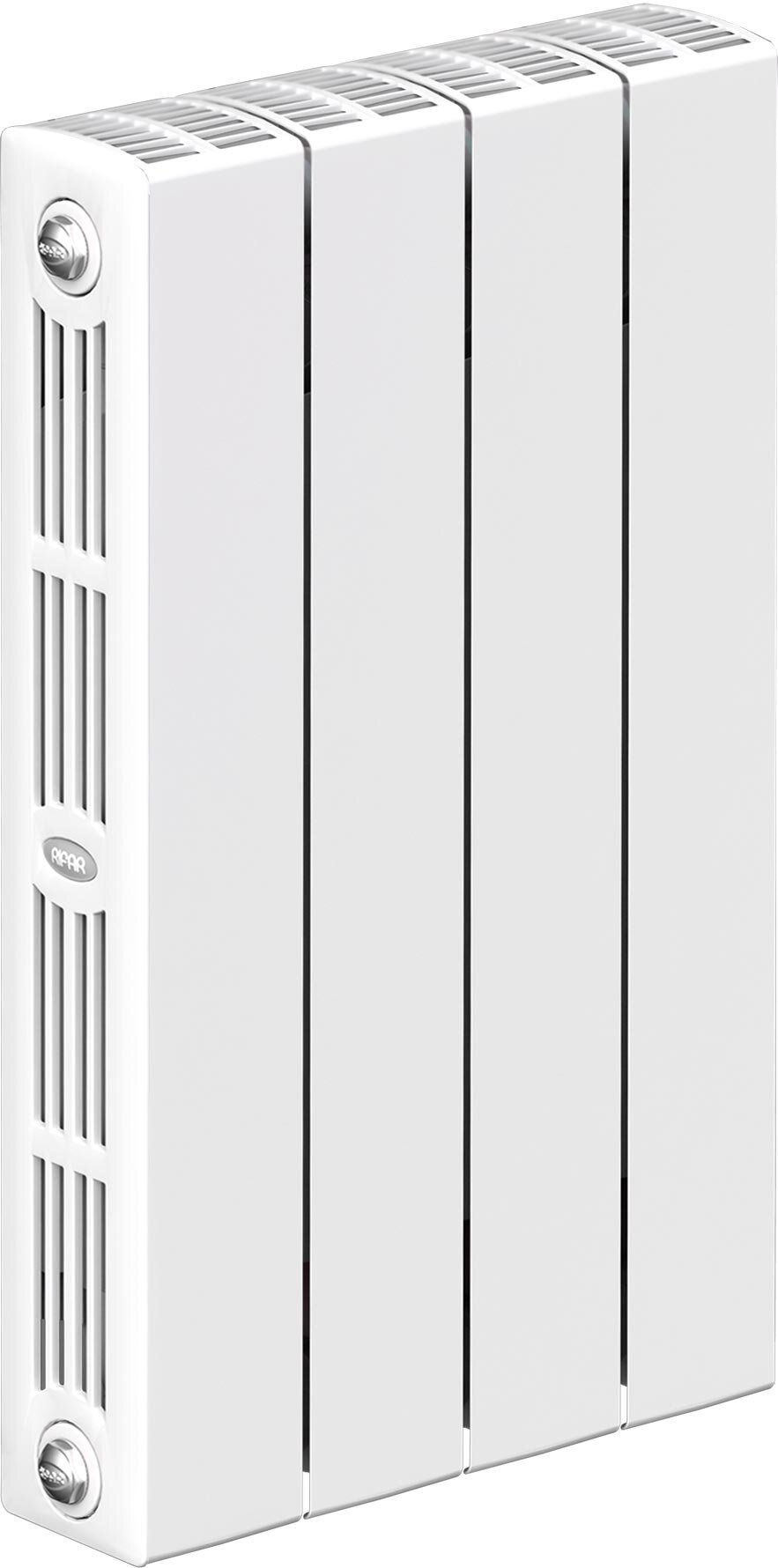 Изображение товара Биметаллический радиатор Rifar SUPReMO 4 секции, боковое подключение, мощность 808 Вт