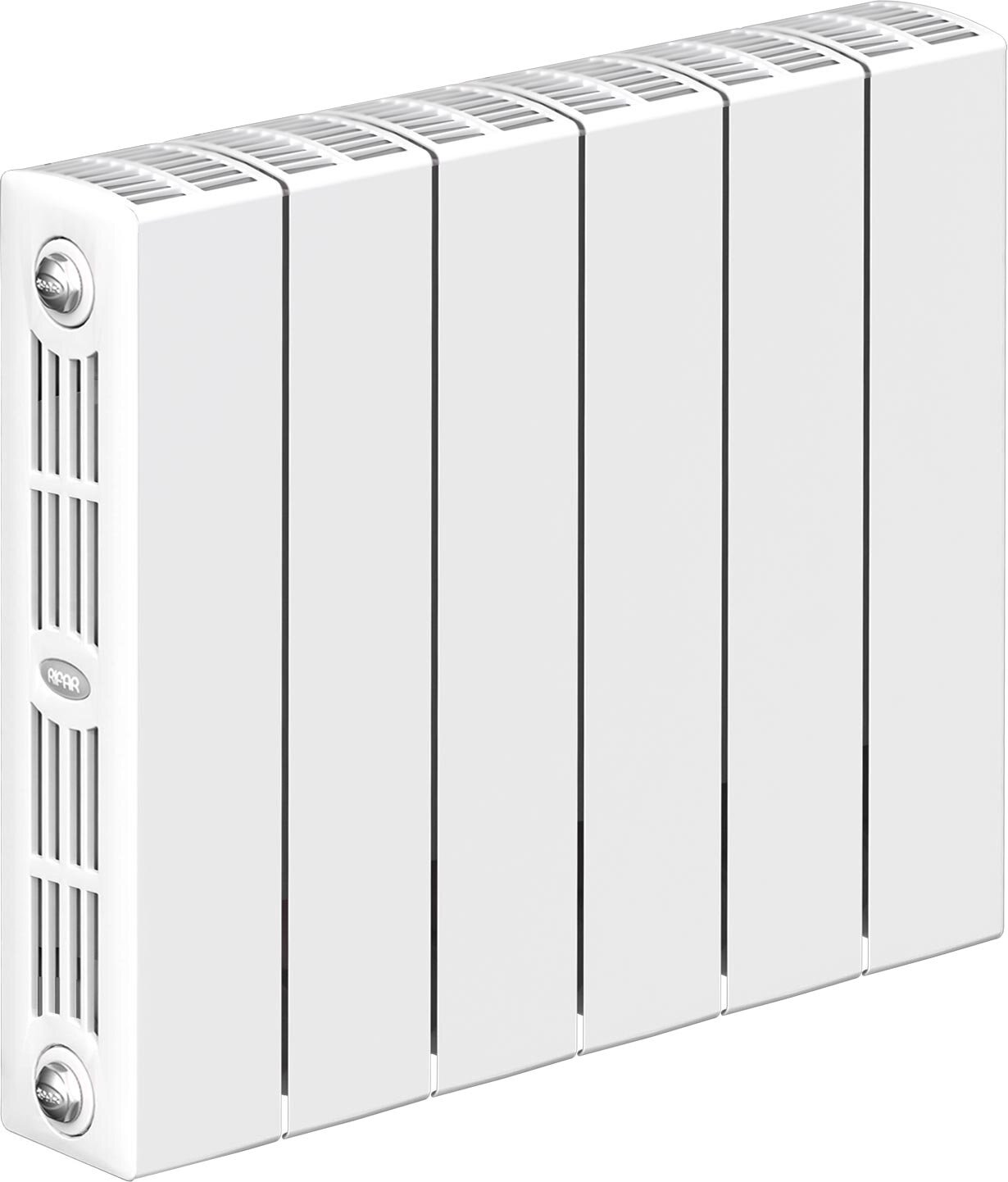 Изображение товара Радиатор биметаллический Rifar SUPReMO 350 6 секций, боковое подключение, S350-06