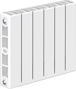 Изображение товара Радиатор биметаллический Rifar SUPReMO 350 6 секций, боковое подключение, S350-06