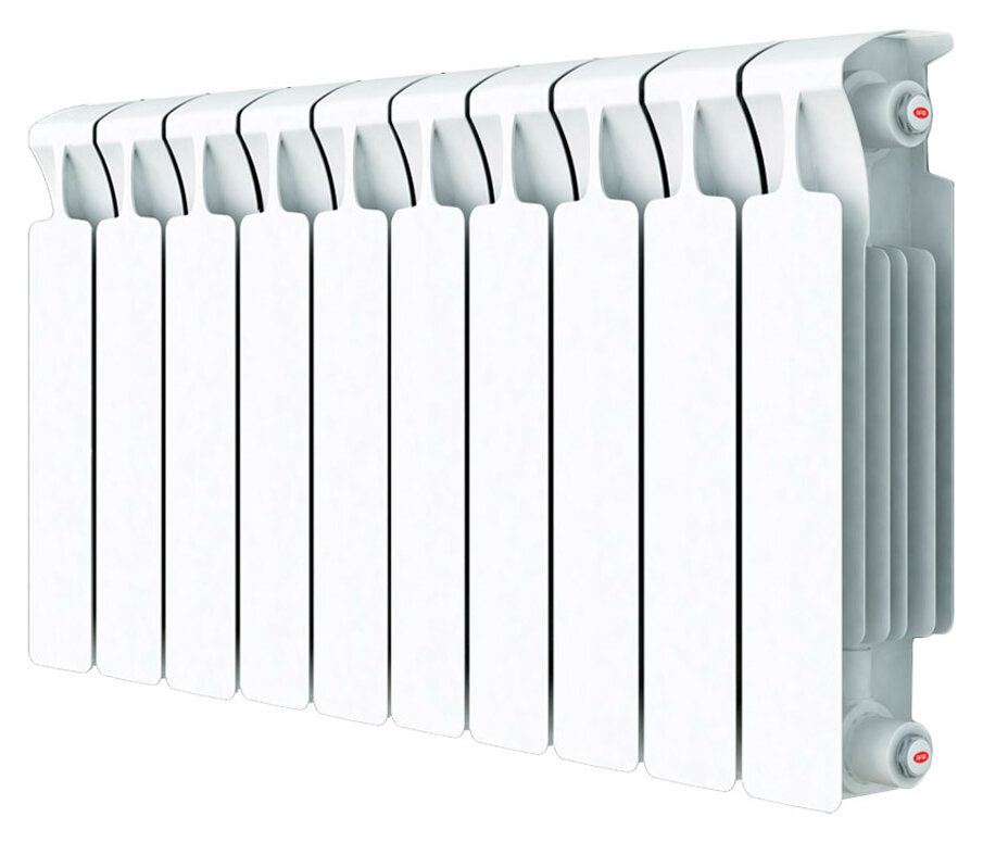 Изображение товара Радиатор биметаллический Rifar Monolit Ventil 350 10 секций, нижнее правое подключение, MVR350-10