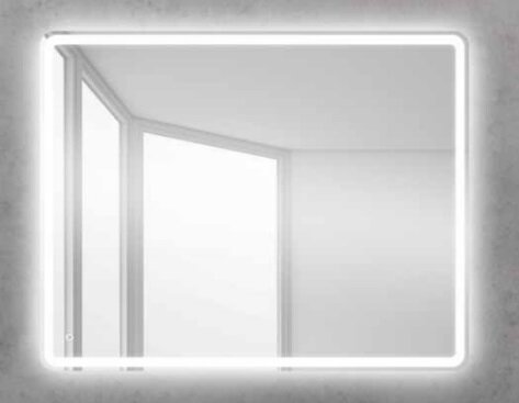 Изображение товара Зеркало с подсветкой BelBagno SPC-MAR 100x80 см сенсорное Italian дизайн