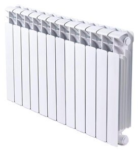 Изображение товара Радиатор Royal Thermo Piano Forte 500 VDR 8 секции, настенный, нижнее правое подключение, белый (Bianco Traffico), RTPNVD50008, НС-1338425