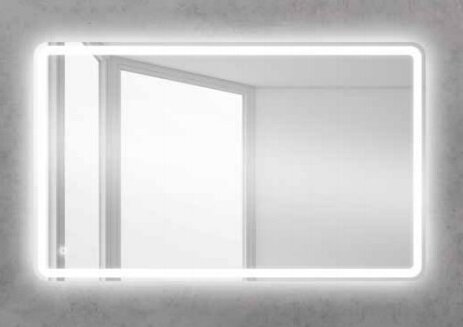 Изображение товара Зеркало BelBagno SPC-MAR-1000-600-LED-TCH Белое с подсветкой 1000x600 мм