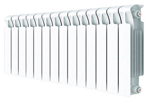 Изображение товара Радиатор биметаллический Rifar Monolit Ventil 500 14 секций, нижнее правое подключение, MVR500-14