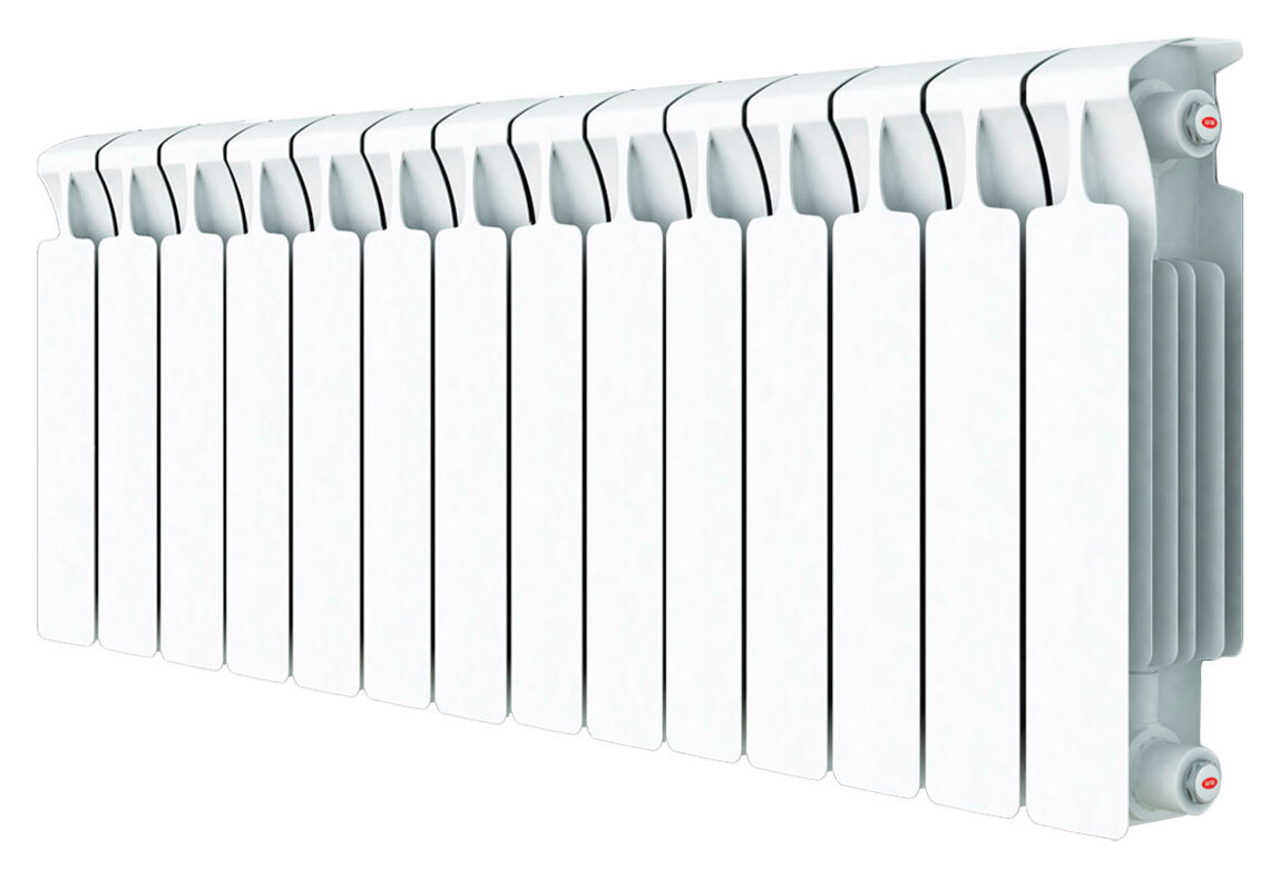Изображение товара Радиатор биметаллический Rifar Monolit Ventil 500 14 секций, нижнее подключение, Россия