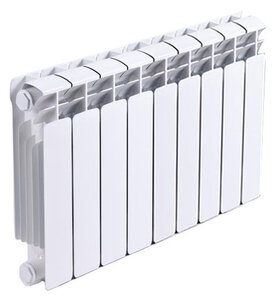 Изображение товара Радиатор биметаллический Rifar Base 350 9 секций, боковое подключение, B350-09