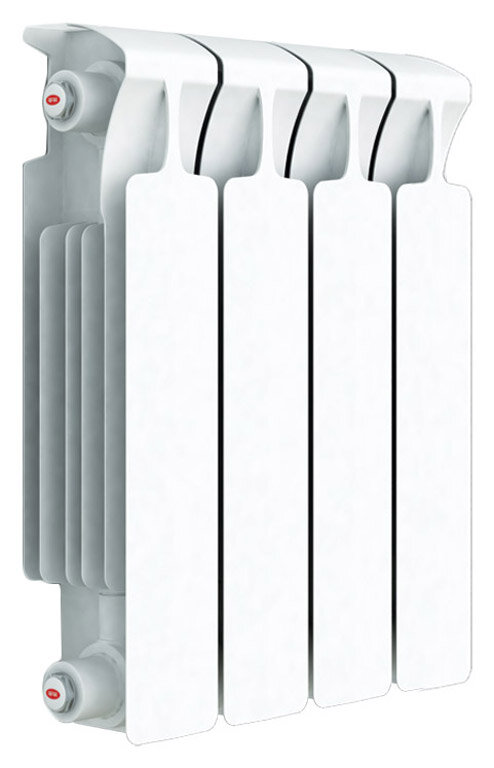 Изображение товара Радиатор биметаллический Rifar Monolit Ventil 500 4 секции с нижним левым подключением
