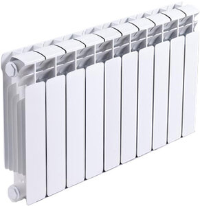 Изображение товара Радиатор биметаллический Rifar Base Ventil 350 10 секций, нижнее левое подключение, BVL350-10