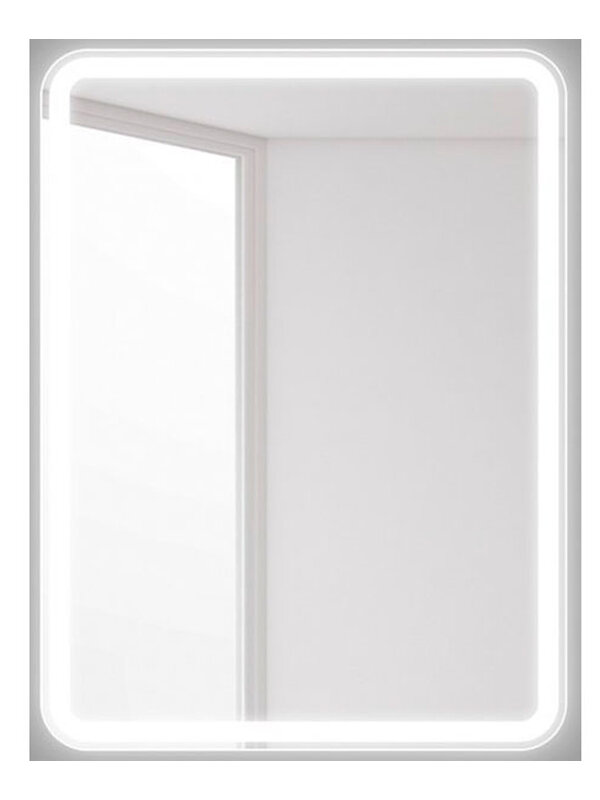 Изображение товара Зеркало с подсветкой BelBagno SPC-MAR-600-800-LED-BTN 60x80 см белое