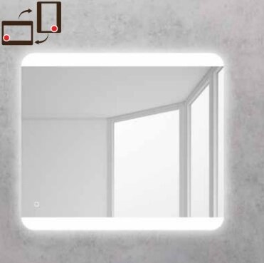 Изображение товара Зеркало BelBagno SPC-CEZ-800-700-LED-TCH с подсветкой и сенсорным выключателем 80x70 см