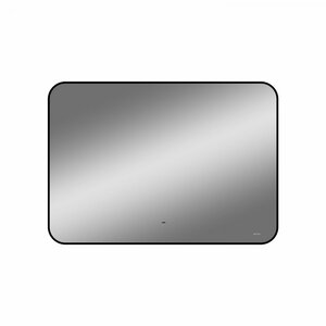 Изображение товара Зеркало BOND Лофт M35ZE-10080, 100 x 80 см, LED подсветка, бесконтактный выключатель, цвет рамы черный
