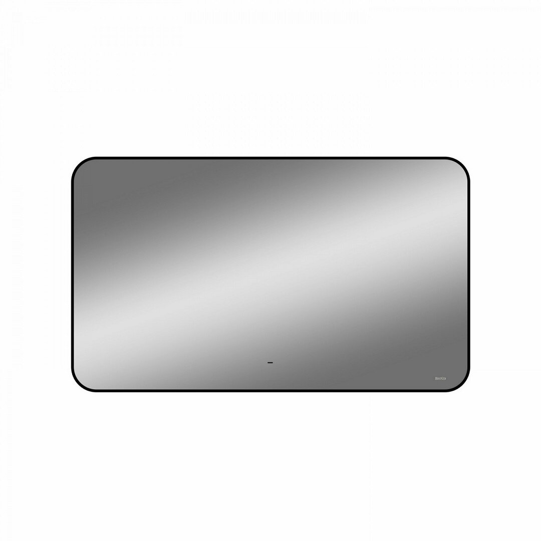 Изображение товара Зеркало BOND Лофт M35ZE-12080, 120 x 80 см, с LED подсветкой, с бесконтактным выключателем, цвет рамы черный 