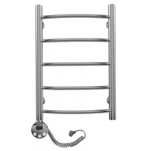 Изображение товара Полотенцесушитель электрический, Domoterm Калипсо П5 50 x 70, хром, L/R, с терморегулятором