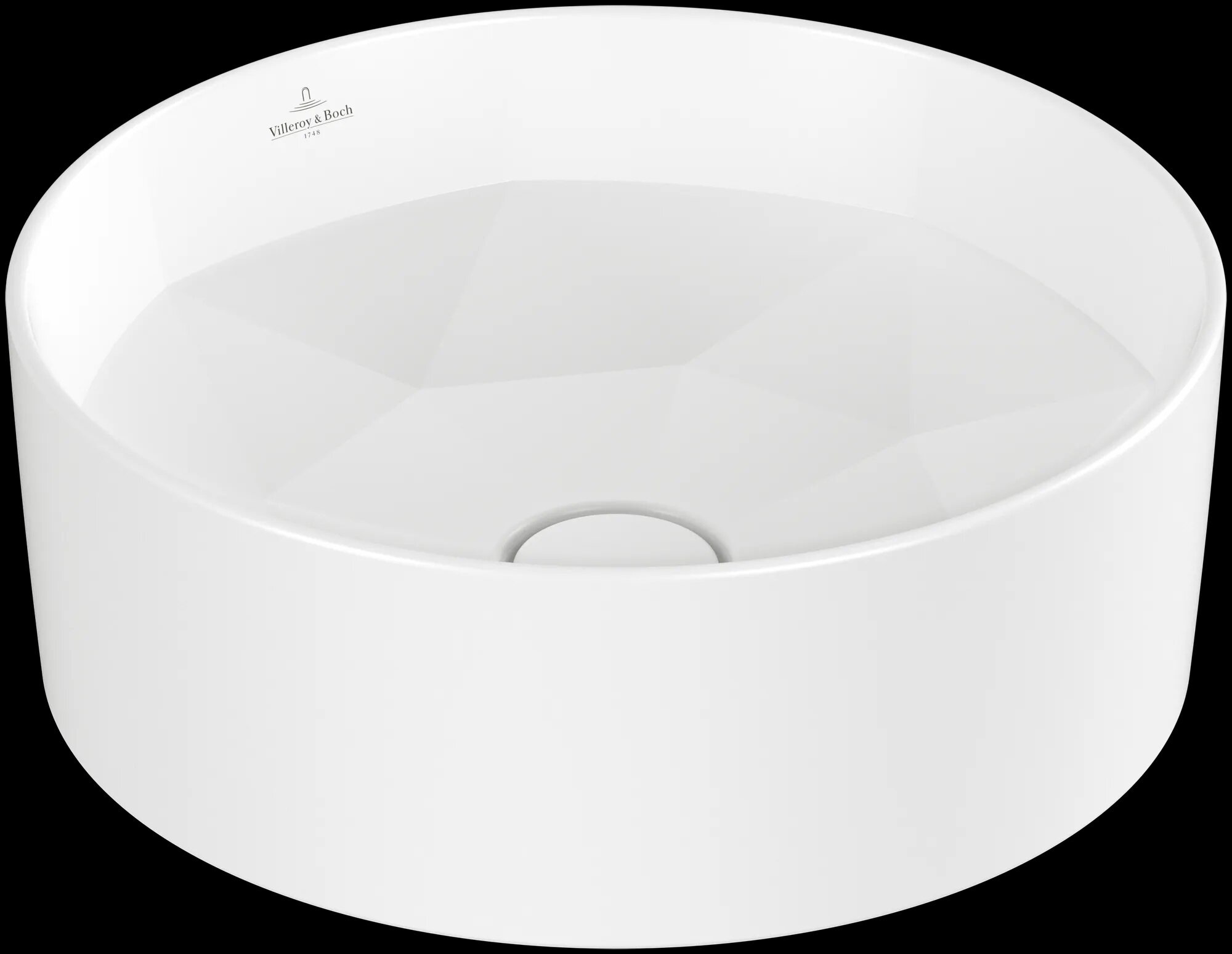 Изображение товара Раковина Villeroy & Boch Octagon 417040S3 из TitanCeram 40x40 см, матовая белая