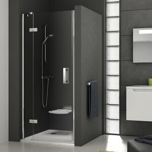 Изображение товара Душевая дверь в нишу Ravak Smartline SMSD2-100 A, левая, профиль хром, витраж транспарент 6мм, 0SLAAA00Z1