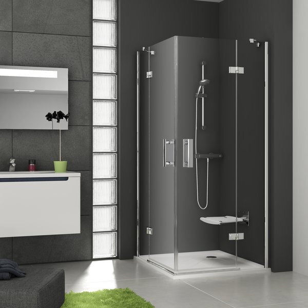 Изображение товара Душевой уголок Ravak Smartline SMSRV4-80 квадратный профиль хром стекло 6мм