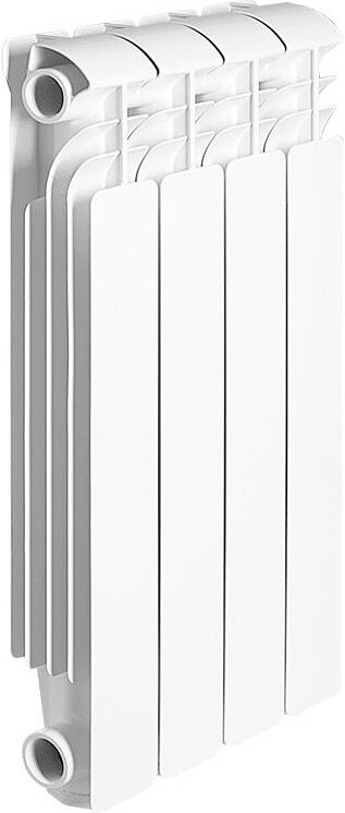 Изображение товара Алюминиевый радиатор Global Iseo 500 4 секции боковое подключение Италия