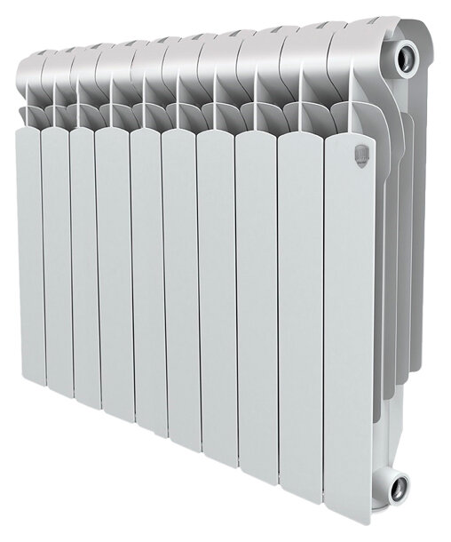 Изображение товара Алюминиевый радиатор Royal Thermo Indigo 500 10 секций боковое подключение