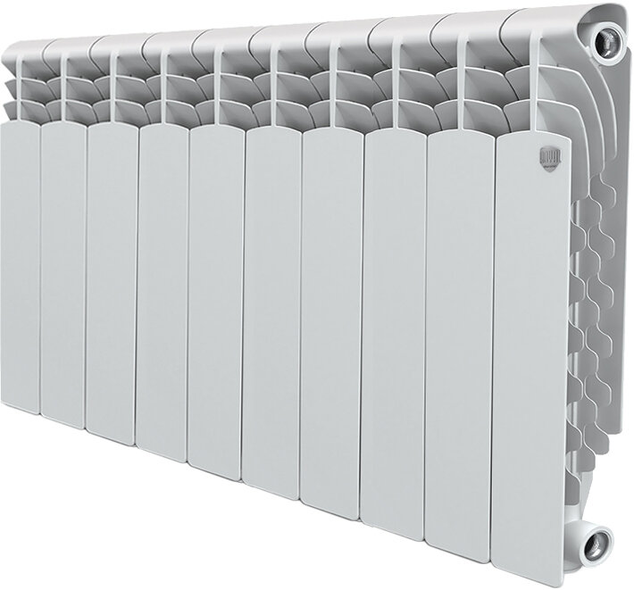 Изображение товара Алюминиевый радиатор Royal Thermo Revolution 350 10 секций боковое подключение