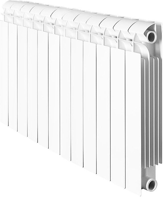 Изображение товара Биметаллический радиатор Global Style plus 12 секций Италия боковое подключение