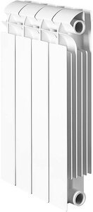 Изображение товара Радиатор биметаллический Global Style plus 500 4 секции, боковое подключение, global_style-plus_500-4