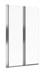 Изображение товара Шторка на ванну Excellent Axel 80, стекло - прозрачное, профиль - хром