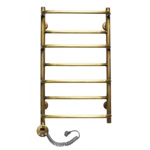 Изображение товара Электрический полотенцесушитель Domoterm Орфей П7 40x70, латунь, бронза, автоматическое отключение