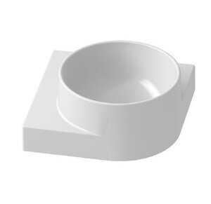 Изображение товара Раковина Ravak Yard 280 C XJX01228000, 28 см, подвесная, фаянс, белый