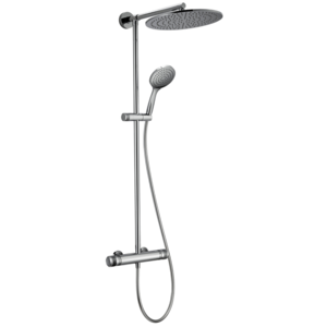 Изображение товара Душевая система Huber Chronos CRC7801021 с термостатическим смесителем, цвет хром