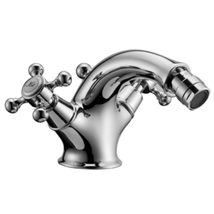 Изображение товара Смеситель для биде Huber Victorian VT00055021 с донным клапаном, цвет хром