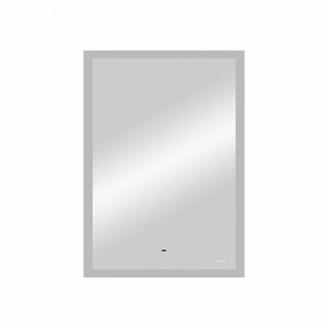 Изображение товара Зеркало BOND Куб M44ZE-6080, 60 x 80 см, LED подсветка, сенсорный диммер, цвет рамы белый 