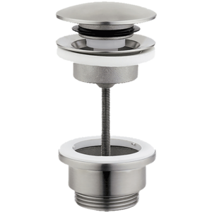 Изображение товара Донный клапан Cisal 1 1/4 для раковин, универсальный, цвет нержавеющая сталь, ZA001621D1