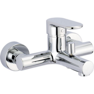Изображение товара Смеситель Cisal LineaViva LV00013021 однорычажный настенный для ванны/душа, хром