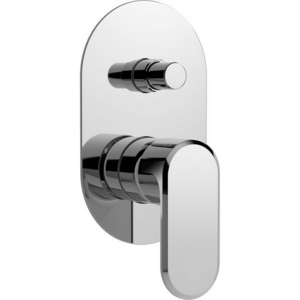 Изображение товара Встраиваемый однорычажный смеситель Cisal LineaViva LV00210021 хром для ванной и душа