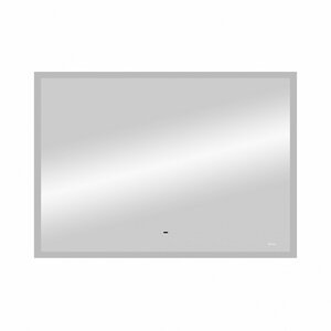 Изображение товара Зеркало BOND Куб M44ZE-12080, 120 x 80 см, LED подсветка, сенсорный диммер, цвет рамы белый 