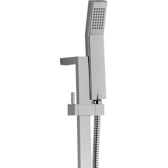Изображение товара Душевой гарнитур Cisal Shower DS01004021 с ручной лейкой и штангой 70 см хром Италия